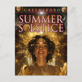 2024 Greensboro Summer Solstice Souvenir Postkarte