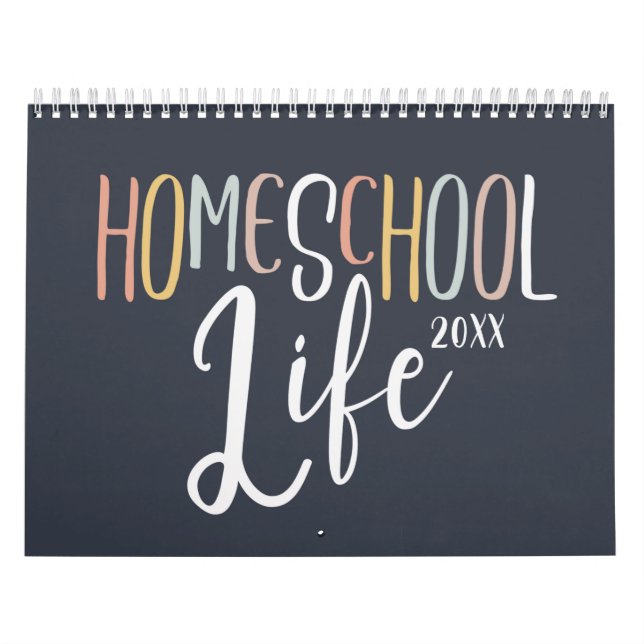 2024 Homeschool Life Calendrier des devis originau (Protection)