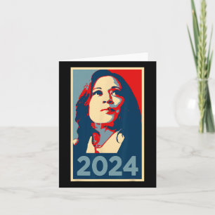 2024 Hope Kamala Harris Obama 47. Abstimmung Fraue Karte