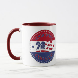 2024 Ihr Votum zählt Flag USA Tasse