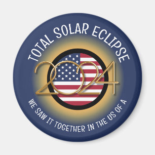 2024 INSGESAMT SOLAR ECLIPSE USA MAGNET