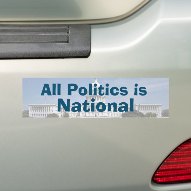 2024 ist die gesamte Politik national Autoaufkleber (Auf Auto)
