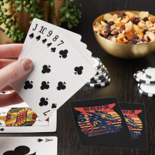 2024 JAHR DER DRAGON China neues Jahr Geschenk Ide Spielkarten