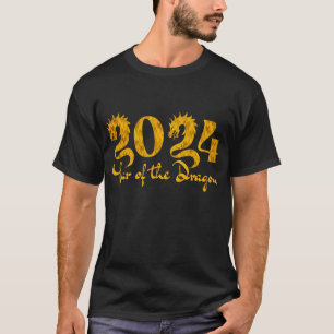 2024 JAHR DER DRAGONGOLD T-Shirt