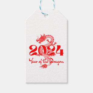 2024 Jahr des Drachen Chinesisches Neujahr Geschenkanhänger