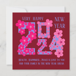2024: JEDES JAHR GREETING KARTE