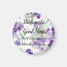2024 JW Convention Hydrangea petals customizable Magnet