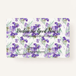 2024 JW convention Hydrangeas  Ausweis