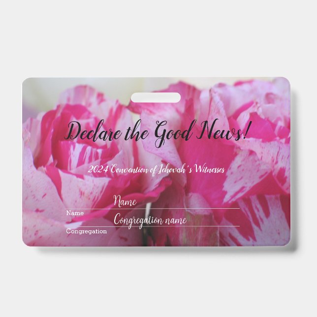 2024 JW convention Roses  Ausweis (Vorderseite)