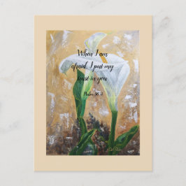 2024 JW year text Psalm 56:3  Postkarte