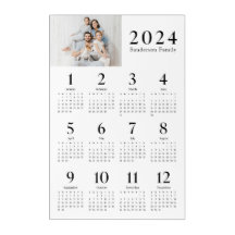 2024 Kalender Benutzerdefinierter Name des Fotos a