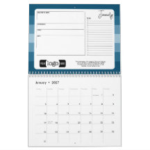 2024 Kalender Business Gruß mit Logo - Beifall