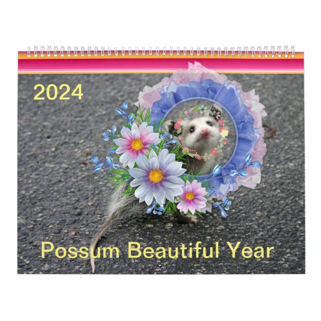 2024 Kalender farbenfrohe Froschblüte (Titelbild)