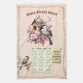 2024 Kalender Handtuchhalter Zuhause Sweet Zuhause Geschirrtuch