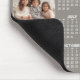 2024 Kalender mit 3 Fotocollage - taupe Mousepad (Ecke)
