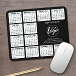 2024 Kalender mit Logo, Kontaktinformationen Schwa Mousepad<br><div class="desc">Fügen Sie ein Logo mit einem Kalender 2024 und Raum,  um ein paar Zeilen Text hinzuzufügen. Ein lustiger Artikel für das neue Jahr,  um als Unternehmen geben zu verwenden.</div>