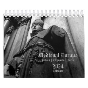 2024 Kalender Mittelalterliches Europa Religious K