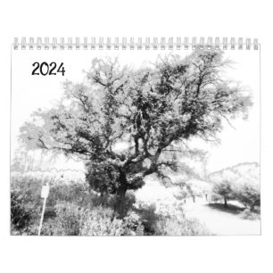 2024 Kalender Neujahr Planung Kunst und Design