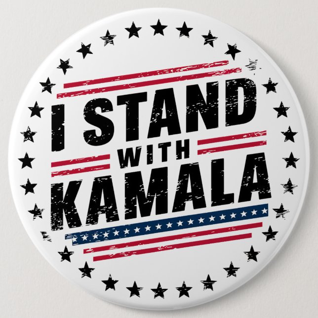 2024 Kamala Harris Frau Präsidentin USA Abstimmung Button (Vorderseite)
