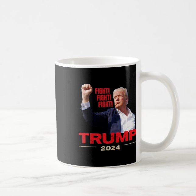 2024: Kampf gegen den Krieg am 13. Juli Trump-Kund Kaffeetasse (Rechts)