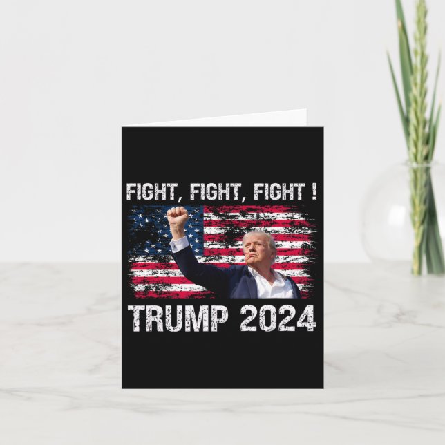 2024: Kampf gegen den Trump-Präsidenten - Wahl Karte (Vorderseite)