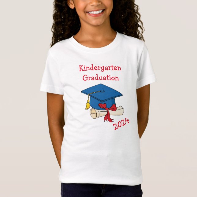 2024 Kindergarten Abschluss Tee Shirt (Vorderseite)