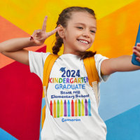 2024 Kindergarten Graduate Niedlich Crayon Custom
