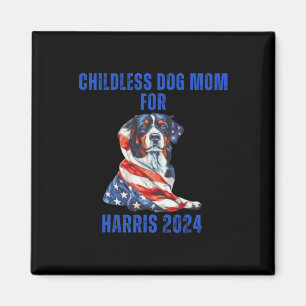 2024 Kinderlose Mama für Harris 2024 Magnet