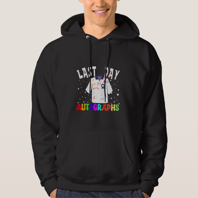 2024 letzter Tag des Schulautographen Kindergarten Hoodie (Vorderseite)