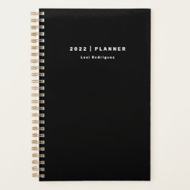 2024 Monatlich/wöchentlich Planer Schwarz/Weiß