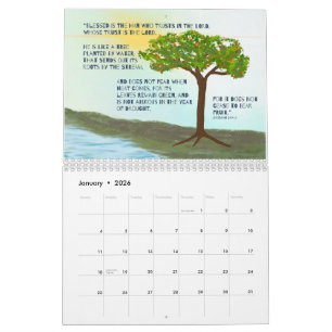 2024 Ne vous inquiétez pas Calendrier mensuel