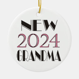 2024 Neue Oma-Ornament Keramik Ornament
