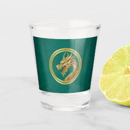 2024 Neujahr Party-Chinesisch Neujahrsdrache-Drago Schnapsglas