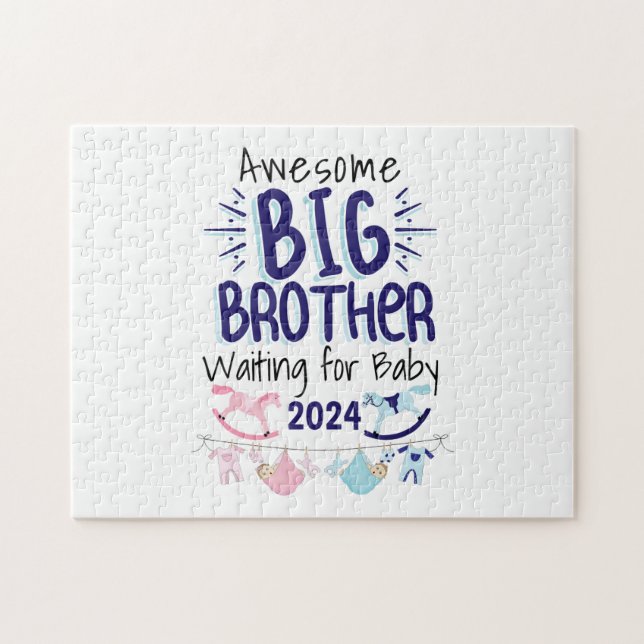 2024 New Big Brother Gewartet für Baby Sibling (Horizontal)