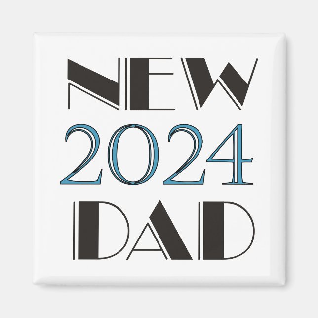 2024 New Dad Magnet (Vorne)