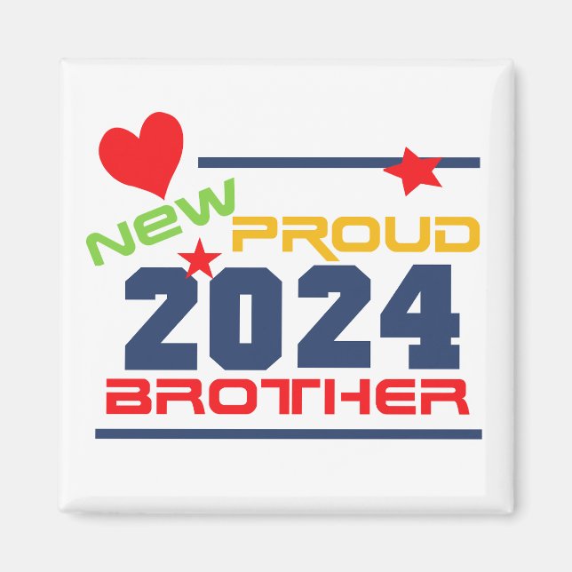 2024 Nouveau Magnet Frère Fière (Devant)