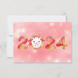 2024, Nouvel An Chinois, Invitation Dragon