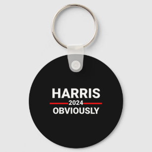 2024 offensichtlich Harris Waltz 2024 Wahl Kamala Schlüsselanhänger