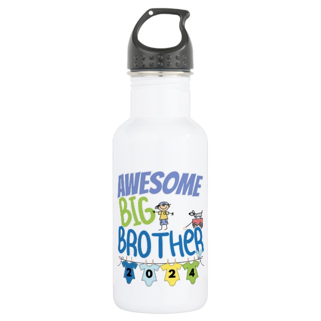 2024 Phantastischer großer Bruder Edelstahlflasche (Vorderseite)