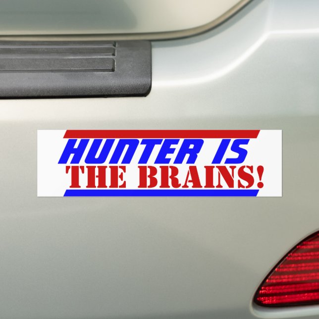 2024 Präsident BIDEN Hunter ist das Gehirn Autoaufkleber (Auf Auto)