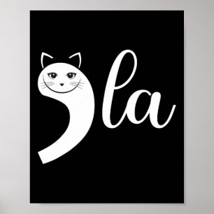 2024 Retro Cat Comma La Kamala Harris für den Präs Poster