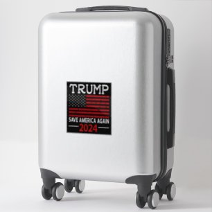 2024 Rettete Trump Amerika wieder Aufkleber