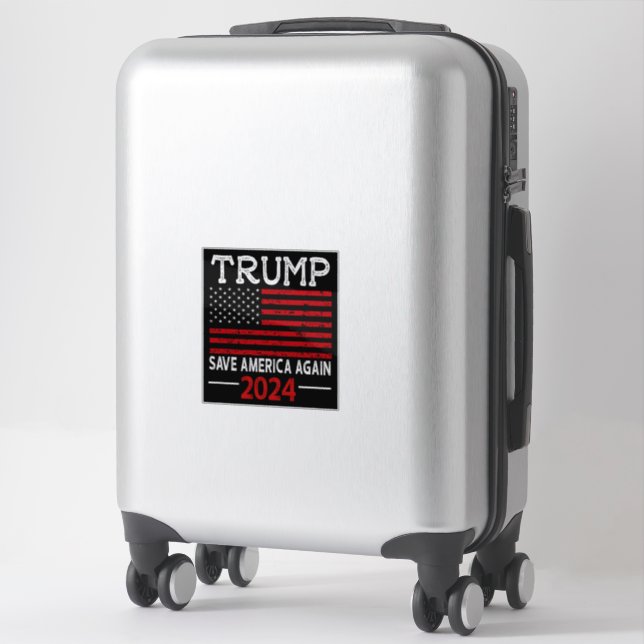 2024 Rettete Trump Amerika wieder Aufkleber (Koffer)