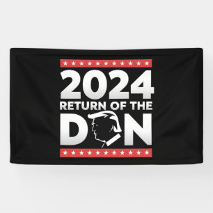 2024 Rückkehr des Don Trump 45 47 US-Präsident Banner