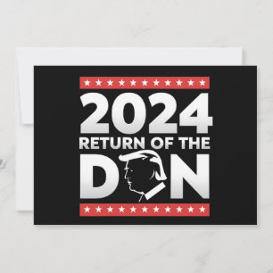 2024 Rückkehr des Don Trump 45 47 US-Präsident Einladung