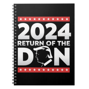 2024 Rückkehr des Don Trump 45 47 US-Präsident Notizblock