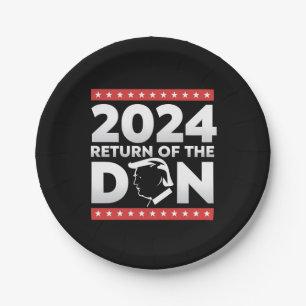 2024 Rückkehr des Don Trump 45 47 US-Präsident Pappteller