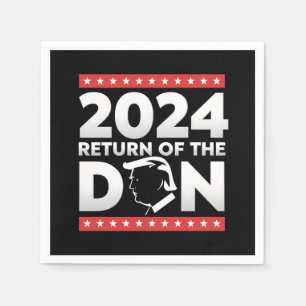 2024 Rückkehr des Don Trump 45 47 US-Präsident Serviette