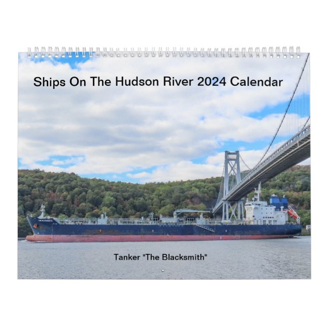 2024 Schiffe auf dem Hudson River Calendar Kalender (Titelbild)
