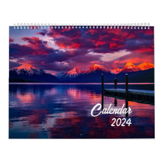 2024 Schöne Landschaftsfotografie Reise Kalender
